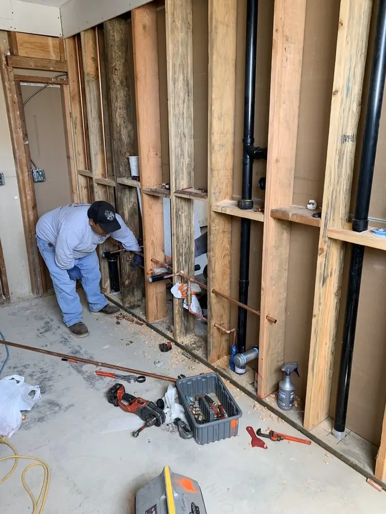 Commercial rough-in plumbing for Gas Line Repair in Jacksonville